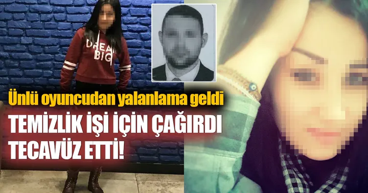 Temizlik işi için çağırdı tecavüz etti