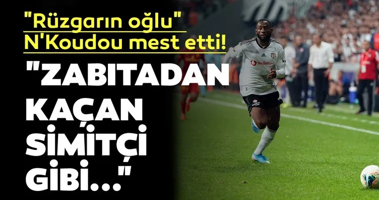 Rüzgarın oğlu N’Koudou Beşiktaş taraftarını mest etti