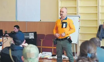 Kardak kahramanından Ukrayna’ya ilkyardım eğitimi