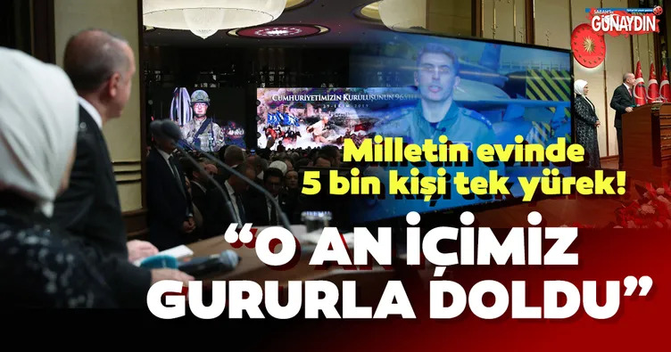 Milletin evinde 5 bin kişi tek yürek