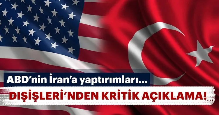 Son dakika: Türkiye ile ABD heyeti arasında İran yaptırımları görüşme
