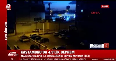 SON DAKİKA: Kastamonu’da 4.5’lik deprem! Vali Çakır’dan canlı yayında deprem açıklaması | Video