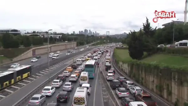 Kısıtlama sonrası İstanbul’da trafik yoğunluğu | Video