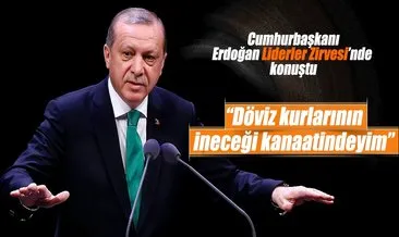 Döviz kurlarının aşağı ineceği kanaatindeyim