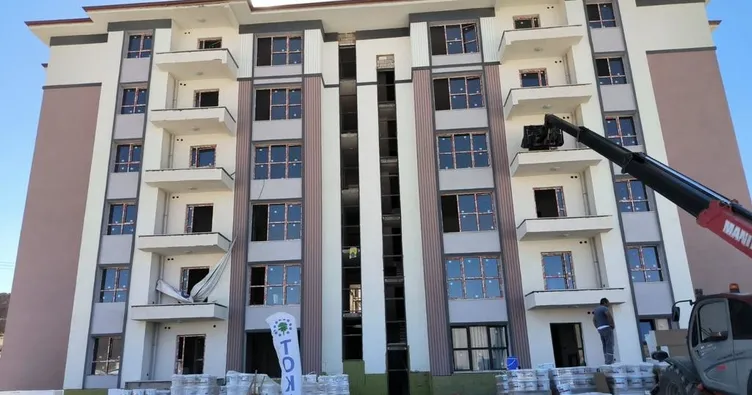 Malatya’da TOKİ konutları renklendi