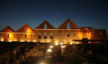 UNESCO adayı 7 asırlık ören yeri ışıklandırıldı