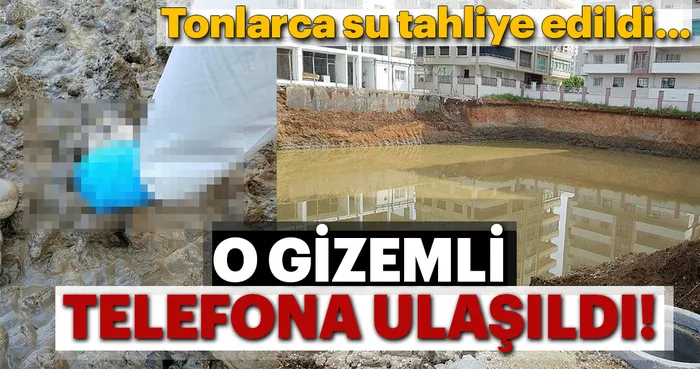 FETÖ'cünün çukura attığı telefon tonlarca su tahliye edilerek bulundu