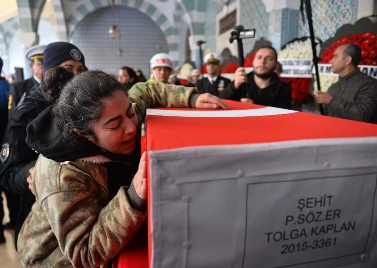 Tel Abyad şehidi teğmen Sinan Bilir, Tokat'ta son yolculuğa uğurlandı