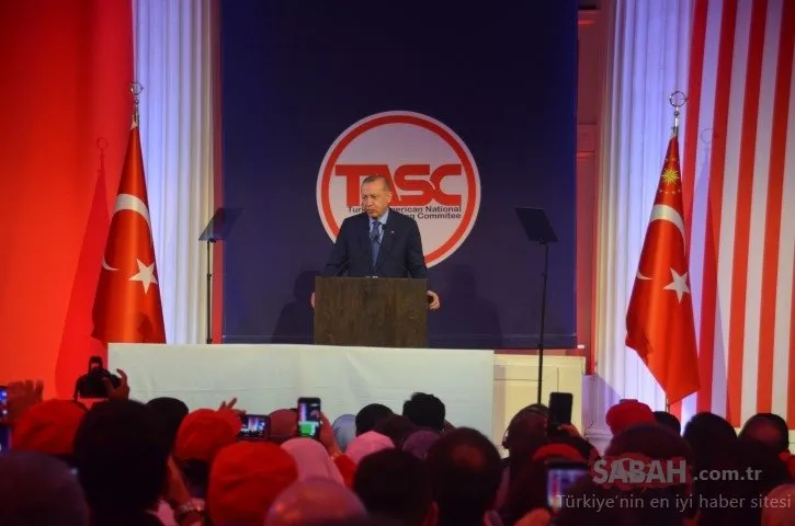 Başkan Erdoğan'dan ABD'de adrese teslim mesajlar