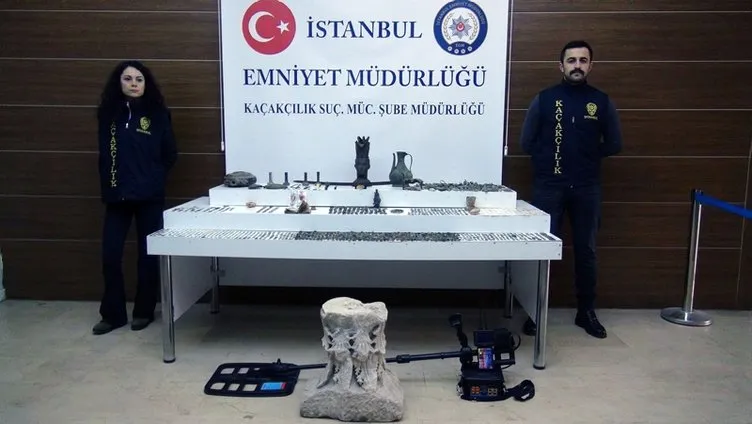 İstanbul’da tarihi eser kaçakçılığı operasyonu