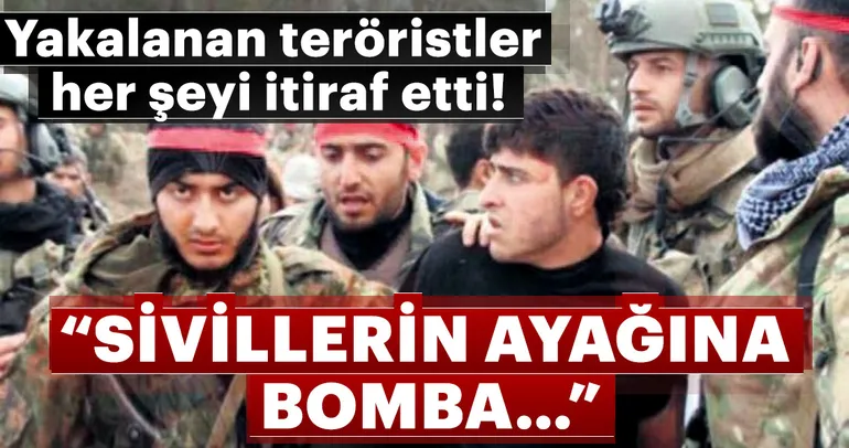 ‘Sivillerin ayağına bomba bağlayın’