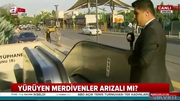 Vatandaşlar isyan etti! Ankara metrosunda yürüyen merdivenler çalışmıyor