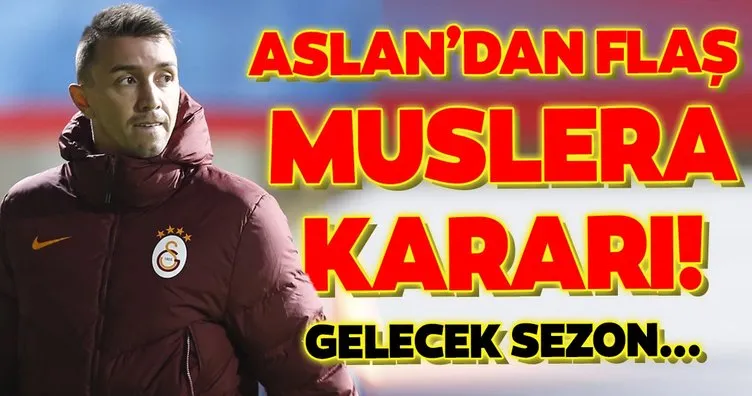 Galatasaray’dan flaş Muslera kararı! Gelecek sezon...