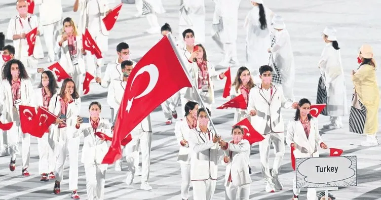 Olimpiyat ışığı yandı