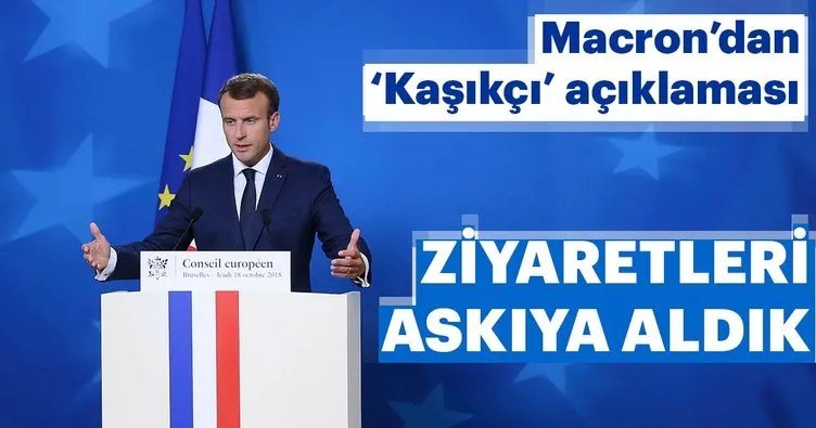 Son dakika: Macron’dan ’Kaşıkçı’ açıklaması