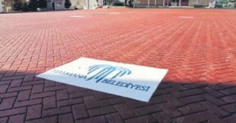 Özel tasarım asfalt Cimcime Meydanı’nı renklendirdi