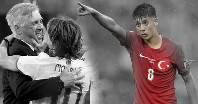 Git Modric’le poz ver! Real Madridli taraftarlardan Ancelotti’ye Arda Güler tepkisi...