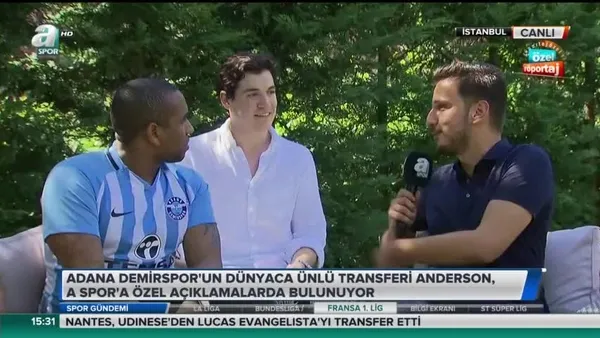 Anderson, Adana Demirspor'la anlaştı videosunu izle | Sabah TV