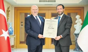 Arkas’a İtalya’dan Liyakat Nişanı