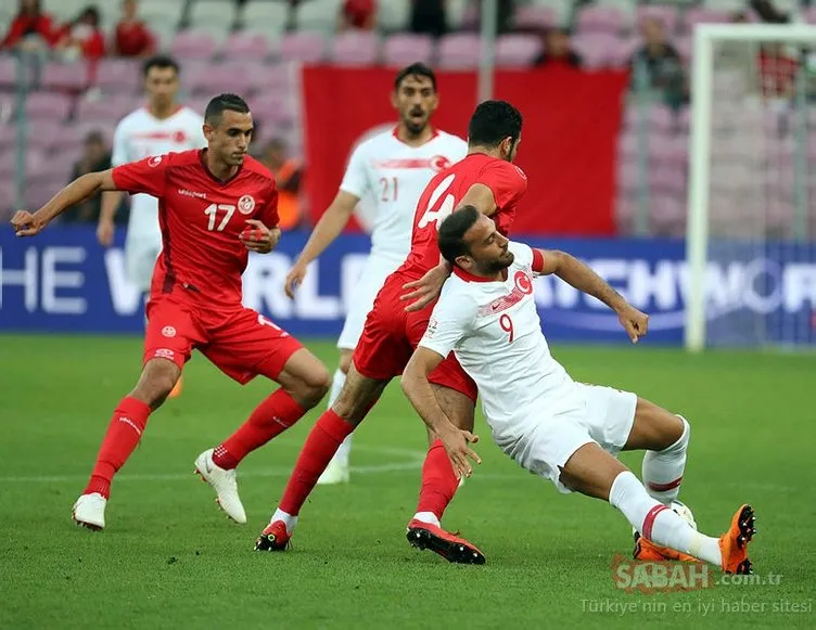 Tunus - Türkiye maçından kareler