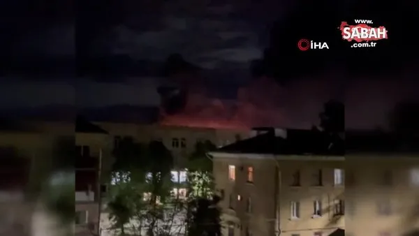 Ukrayna’dan Rus havalimanına saldırı! Askeri uçak hasar gördü: 2 ölü | Video