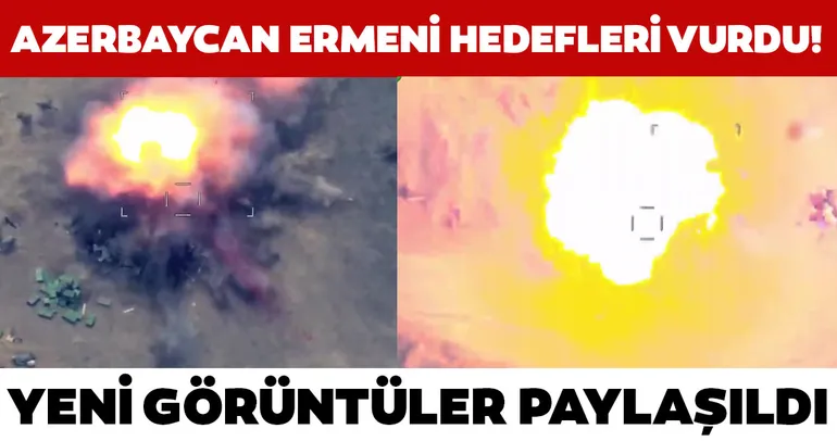 Azerbaycan Ermenistan’a ait hedefleri vurmayı sürdürüyor