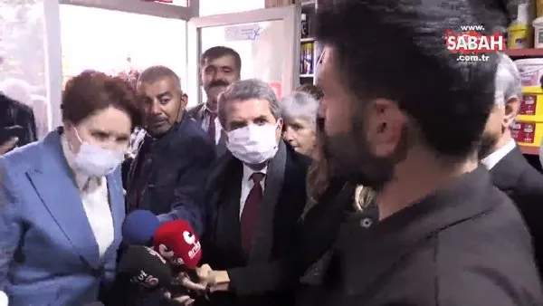Kahramanmaraş'ta Akşener'e HDP tepkisi: Askerlerimize kurşun sıkanlarla beraber yürüyorsunuz | Video