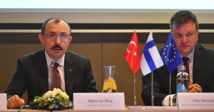 Bakan Muş, Finlandiya-Türkiye İş Dünyası Toplantısı’na katıldı