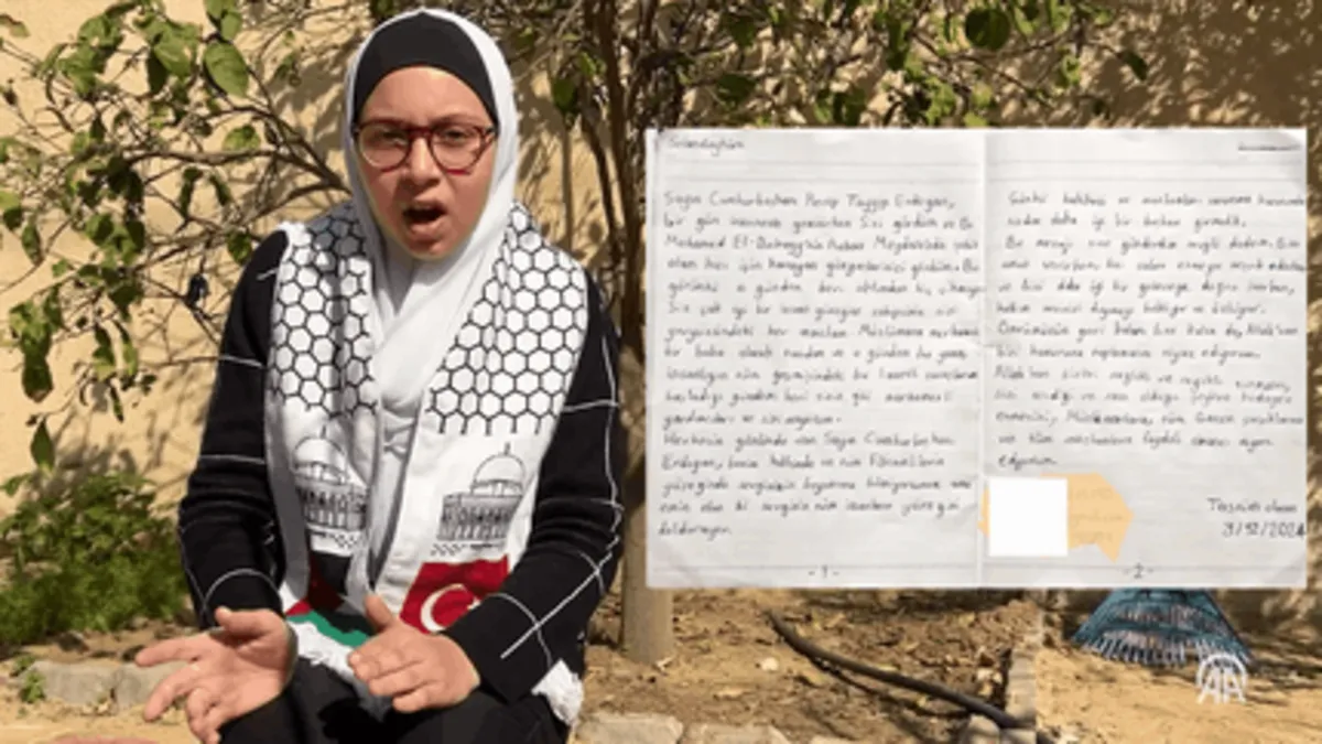 Filistinli çocuktan Başkan Erdoğan’a duygulandıran mektup!