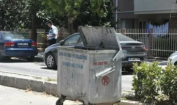 İzmir’de, çöp konteynerinde çok sayıda keleş mermisi bulundu