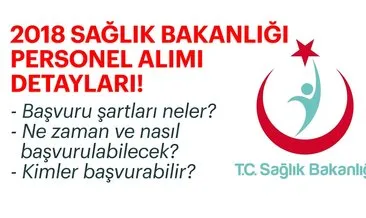 Sağlık Bakanlığı ilköğretim mezunu 5 bin personel alımı yapıyor! İŞKUR Sağlık Bakanlığı personel alımı 2018 başvuru son gün