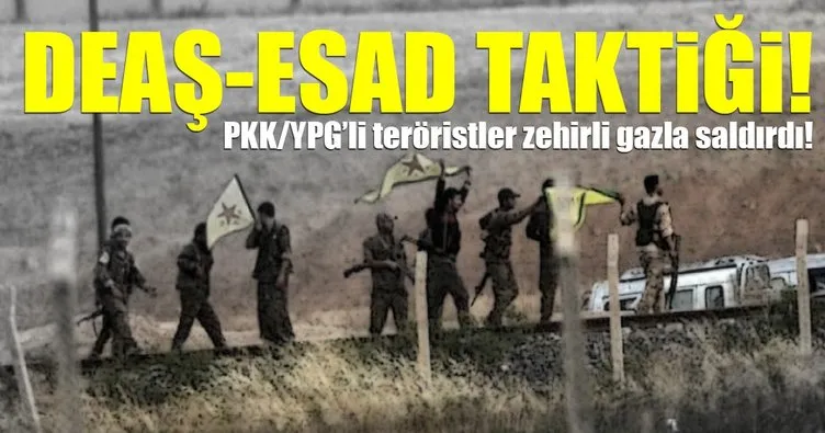 PKK/YPG’li teröristler zehirli gazla saldırdı!