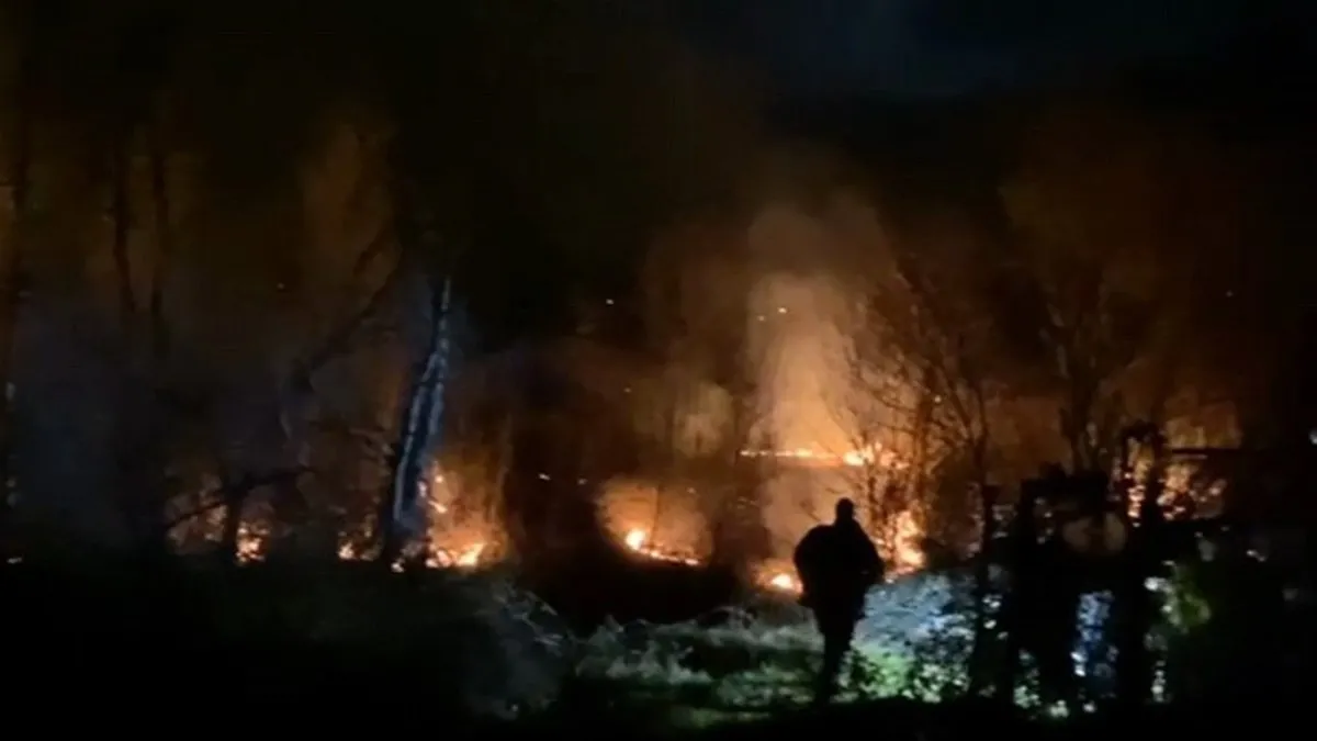 Bursa’da ormanlık alanda korkutan yangın