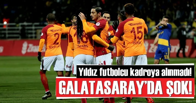 Galatasaray’da şok! Gomis kadroda yok