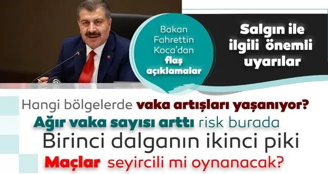 Son Dakika Haberi Saglik Bakani Fahrettin Koca Dan Flas Aciklamalar Koronavirusun Birinci Dalgasinin Ikinci Pikini Yasiyoruz Son Dakika Haberler