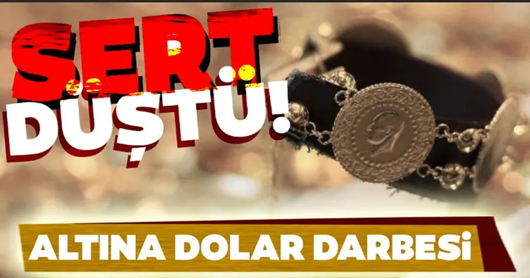 Altın fiyatları çakıldı! Altına dolar darbesi: Altın düşüşünü sürdürecek mi?