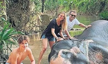 Safari yaptılar filleri yıkadılar