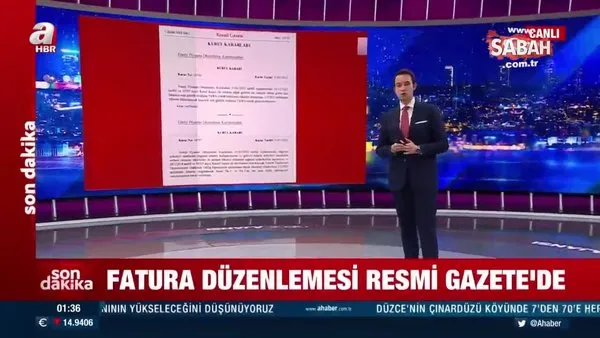 Son dakika: Elektrik faturası düzenlemesi Resmi Gazete'de yayımlandı | Video