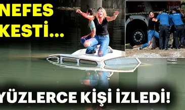 Nefes kesti, yüzlerce kişi izledi