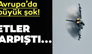 Almanya’da iki savaş uçağı çarpıştı