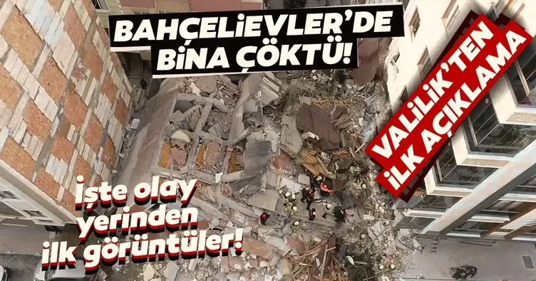 Son Dakika Haberi: İstanbul Bahçelievler’de 7 katlı bina çöktü! Belediye Başkanı ve İstanbul Valiliği’nden açıklama geldi
