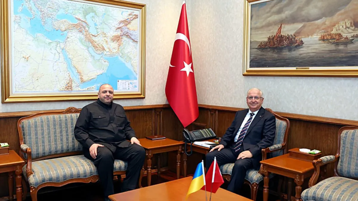 Bakan Güler, Rüstem Umerov'u kabul etti!