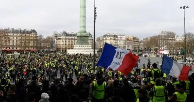 Fransa’da sarı yeleklilerin gösterileri sürüyor