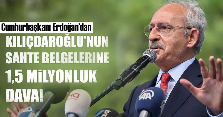 Kılıçdaroğlu’nun sahte belgelerine 1,5 milyonluk dava