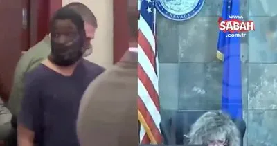 Hakime saldıran sanığa Hannibal kostümü giydirdiler | Video