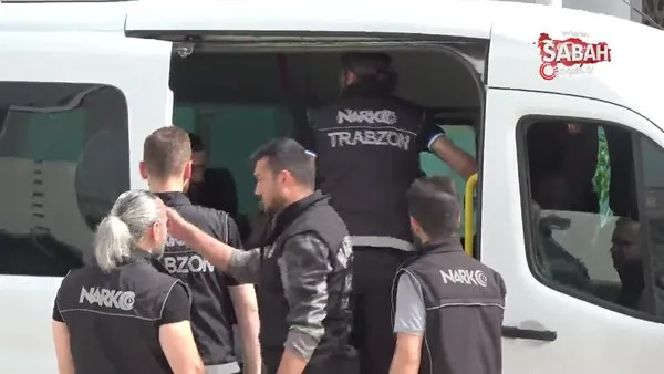 Trabzon'da uyuşturucu tacirlerine operasyon: 6 gözaltı | Video