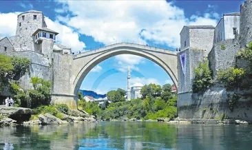 Barışın sembolü Mostar dimdik ayakta