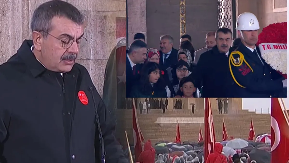 Milli Eğitim Bakanı Yusuf Tekin 81 ilden çocuklarla Anıtkabir'de