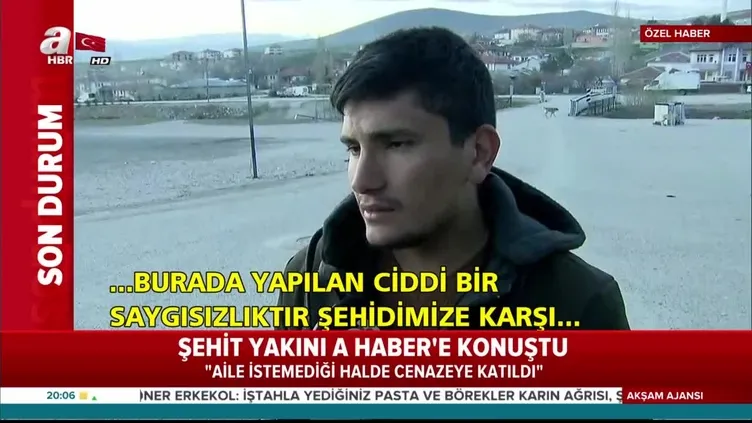 Şehit yakını A Haber'e konuştu