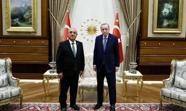 Başkan Erdoğan, DSP Genel Başkanı Aksakal’ı kabul etti